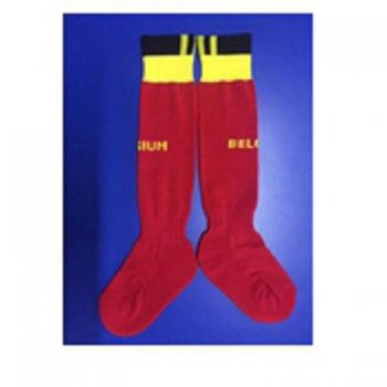 2015-16 Belgium National Team European Cup Red Kids Soccer Socks [D230]