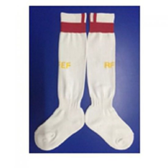 2015-16 Spain National Team Euro Cup White Kids Soccer Socks - Click Image to Close