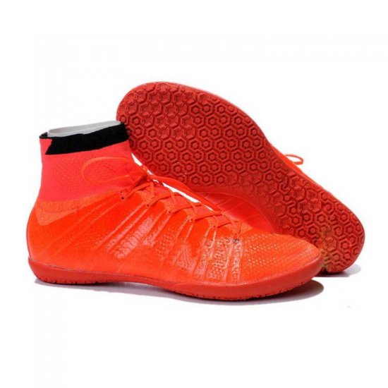 Football boots Orange Elastico Superfly IC Shoes Cleats - Click Image to Close