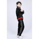 AC Milan Kids Black Jacket Uniform [C525]