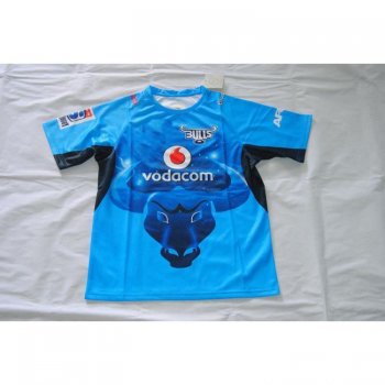 Bulls 2016-17 Season Jersey Blue Rugby Shirt [F262]