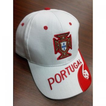 Portugal National Team Soccer Cap White [E836]