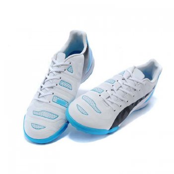 Football Boots White-Blue evoPOWER 1.2 TF Boots Cleats [C611]