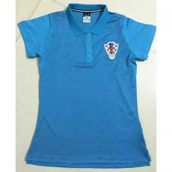 Croatia National Team 2016 Euro Women's Soccer POLO Shirt [F570]