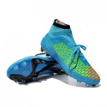 Football Shoes Blue Magista Obra FG With ACC Boots Cleats [C614]