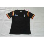 2015 Rugby World Cup Wales National Team Black Jersey [D289]