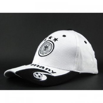 Germany National Team Soccer Cap White [E822]