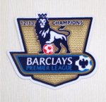 Soccer Patch Series of England Premier League 12-13 Season Champion Badge Patch [C813]