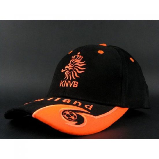 Holland National Team Soccer Cap Black - Click Image to Close