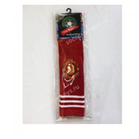 Manchester United Club Red Children's Soccer Socks - Click Image to Close