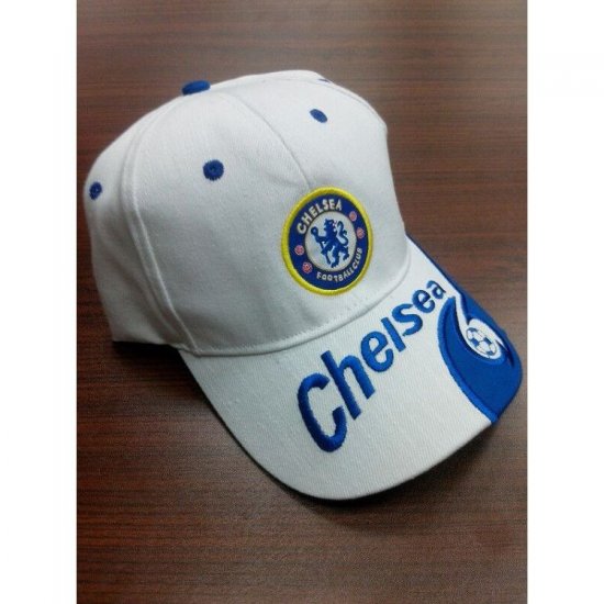 Chelsea FC Soccer Cap White - Click Image to Close