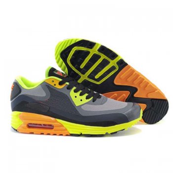 Sport Shoes Grey-Yellow MAX LUNAR 90 WR Boots Cleats [C640]