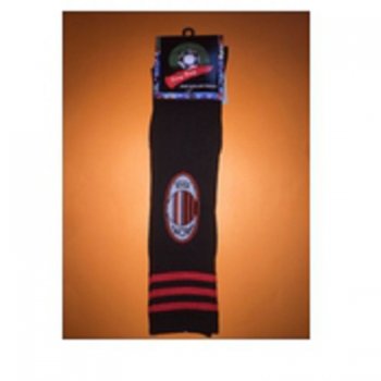 2015-16 Season AC Milan Black Kids Soccer Socks [D212]