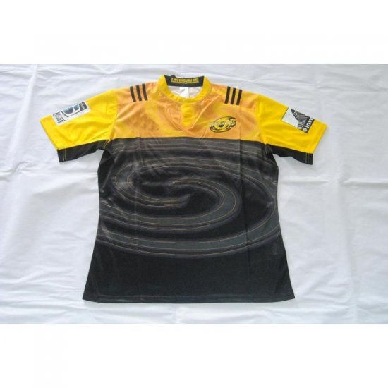 Yellow 2016 Hurricanes Jersey Rugby Shirt - Click Image to Close