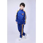 FC Barcelona Kids Blue Jacket Uniform [C528]