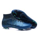 Dark Blue Yellow Black Mercurial Superfly FG Shoes