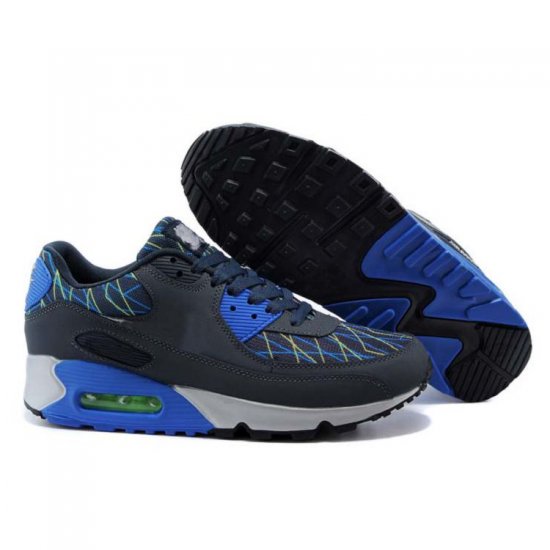 Sport Shoes Blue AIR MAX 90A Boots Cleats - Click Image to Close