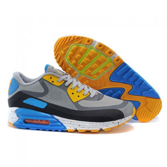 Sport Shoes Grey-Blue MAX LUNAR 90 WR Boots Cleats - Click Image to Close