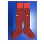 2015-16 Czech Republic National Team Euro Cup Red Kids Soccer Socks