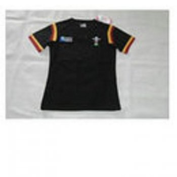 2015 Rugby World Cup Wales National Team Black Jersey [D289]