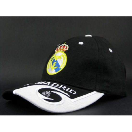 Real Madrid C.F Soccer Cap Black - Click Image to Close