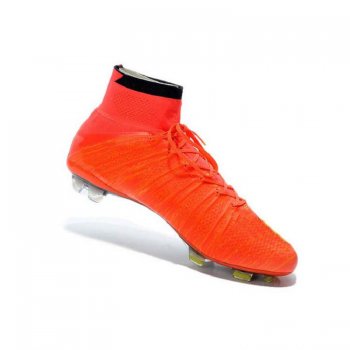 Football Shoes Red Mercurial Superfly 4 FG Shoes Cleats [C606]