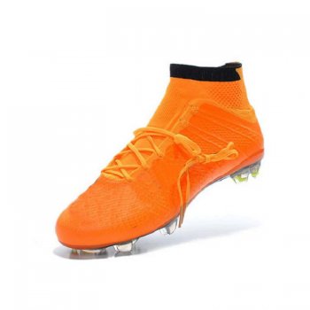 Football Shoes Orange Mercurial Superfly 4 FG Shoes Cleats [C605]