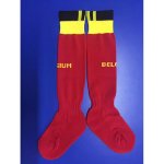 2015-16 Belgium National Team European Cup Red Kids Soccer Socks [D230]