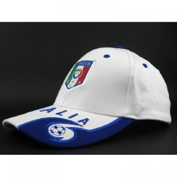 Italian National Team Soccer Cap White [E827]