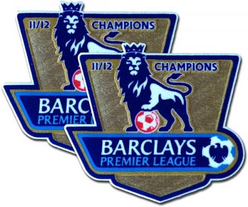 Soccer Patch Series of English Premier League Champion Patch (pair) [C829]