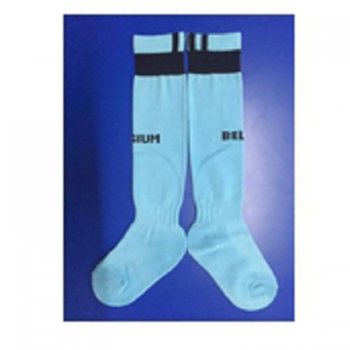 2015-16 Belgium National Team European Cup Blue Kids Soccer Socks [D229]