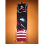 2015-16 Season Manchester United Home Black Kids Soccer Socks [D252]