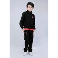 AC Milan Kids Black Jacket Uniform