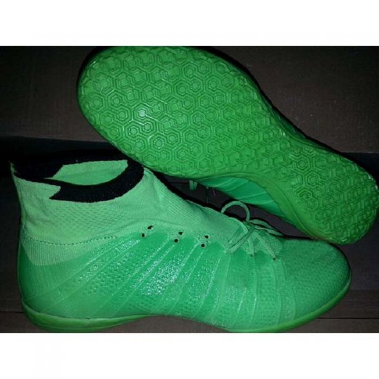 Football boots Green Elastico Superfly IC Shoes Cleats - Click Image to Close