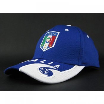 Italian National Team Soccer Cap Blue [E826]