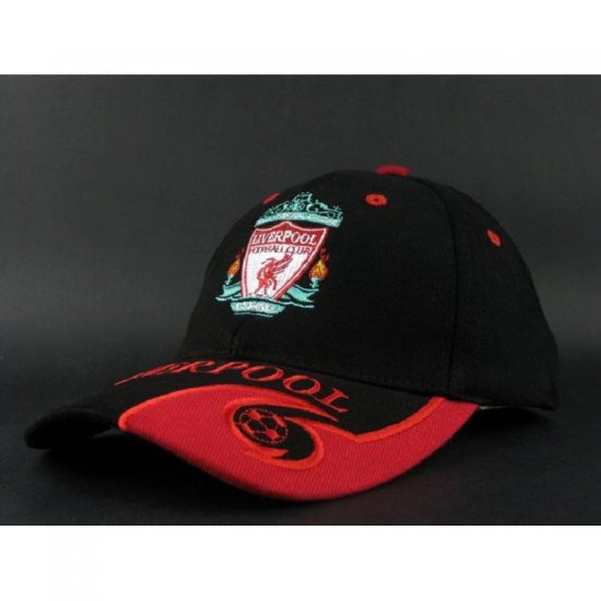 Liverpool FC Soccer Cap Black - Click Image to Close