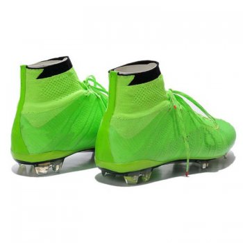 Football Shoes Green Mercurial Superfly 4 FG Shoes Cleats [C603]