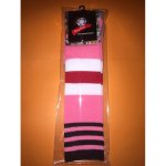 2015-16 Season Juventus Away Pink Kids Soccer Socks [D246]