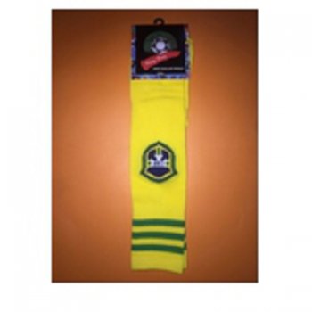 2015-16 Brazil National Team Yellow Kids Soccer Socks [D233]